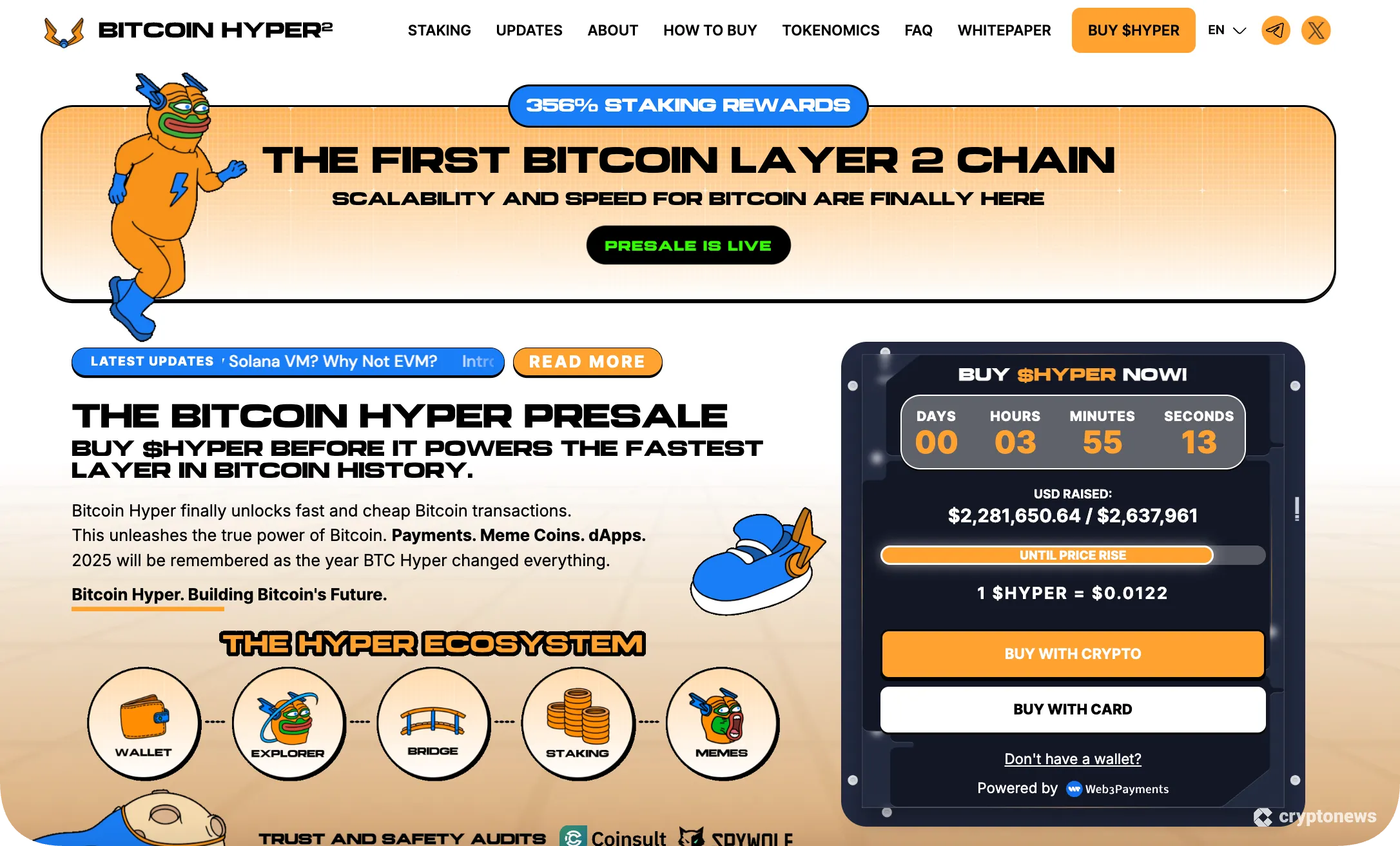 best crypto tips bitcoin hyper First Bitcoin L2 Chain With Smart Contract Integration