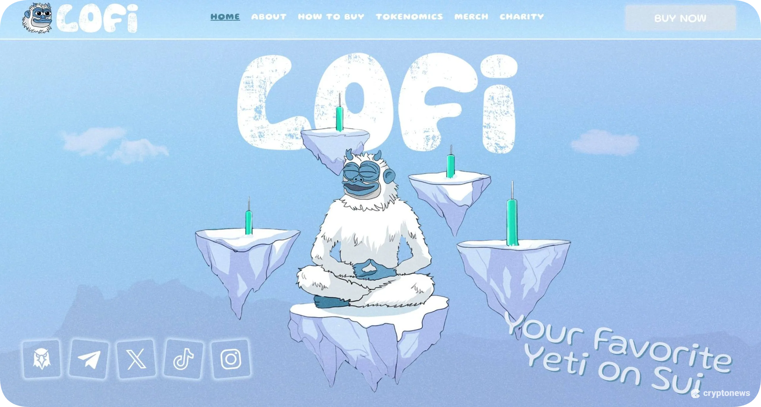 Lofi SUI coin website