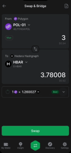 D'CENT App Token Swap