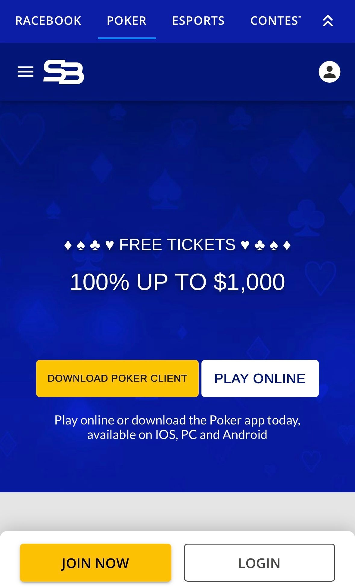 sportsbetting.ag poker