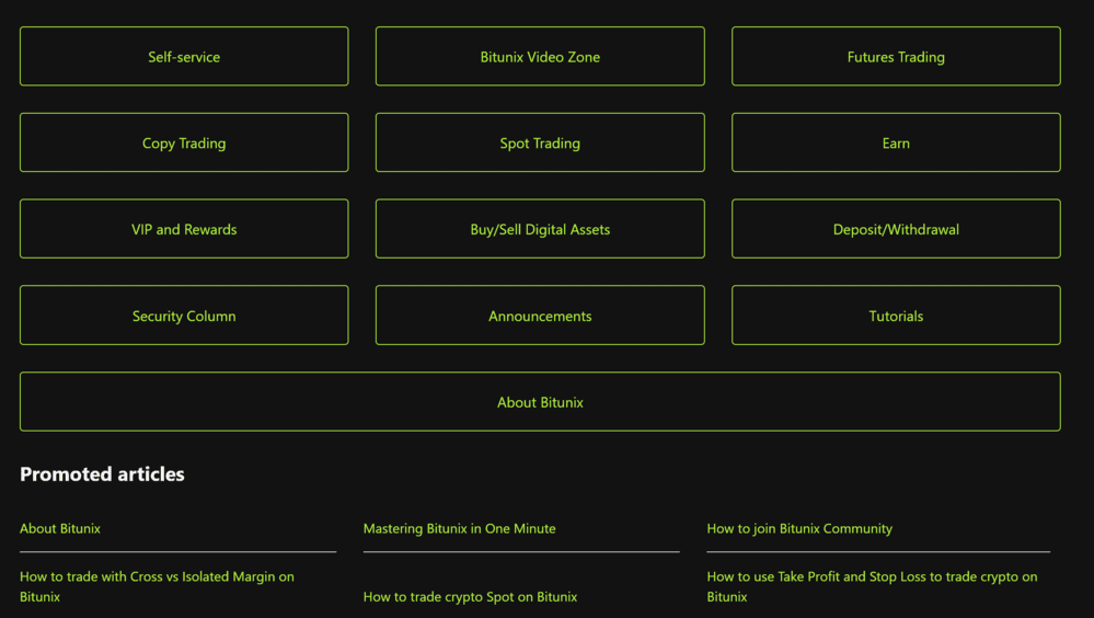 Bitunix Support Center