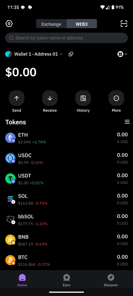 Bybit Wallet Dashboard