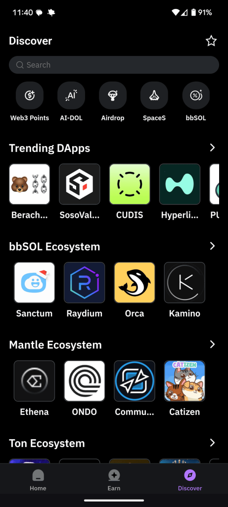 Bybit Wallet Web3 dApps 