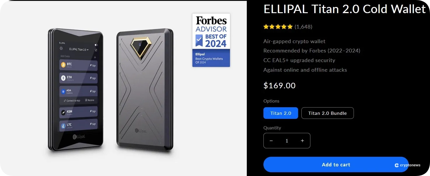 ellipal titan wallet