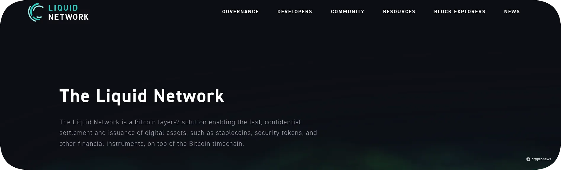 Bitcoin layer 2 project Liquid Network