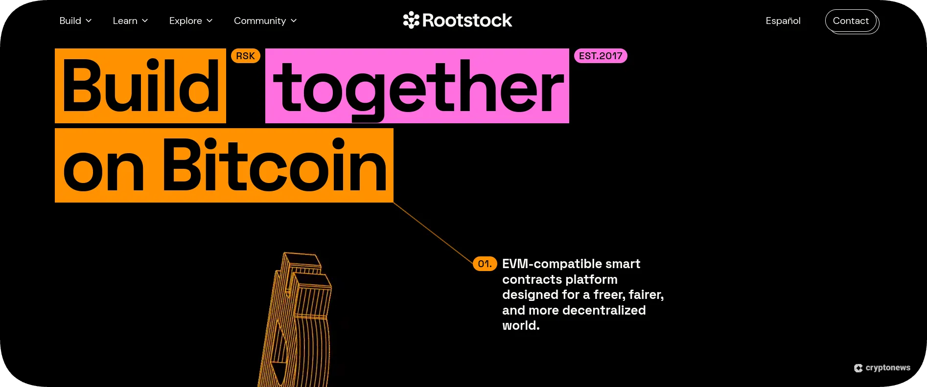 Bitcoin layer 2 project Rootstock