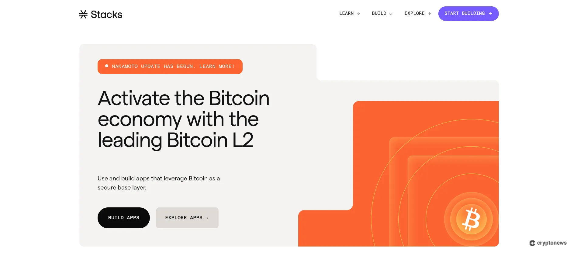 Bitcoin layer 2 project Stacks