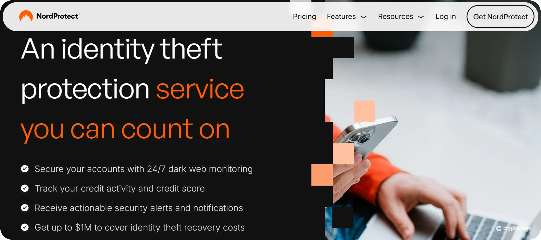 NordProtect identity theft protection service