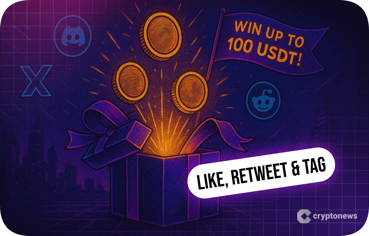 Earn crypto with giveaways