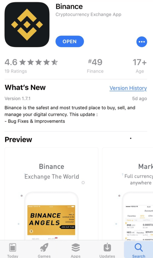 Download Binance App