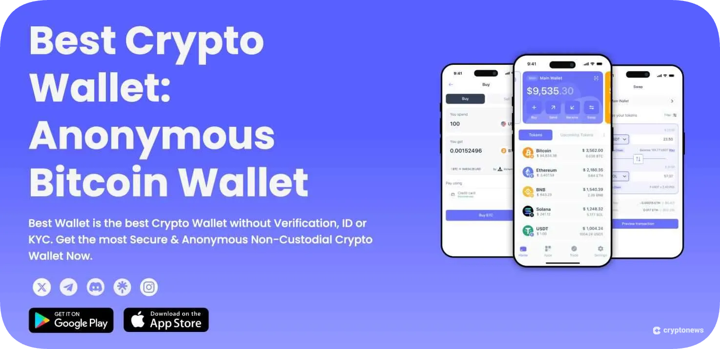 Best Wallet homepage