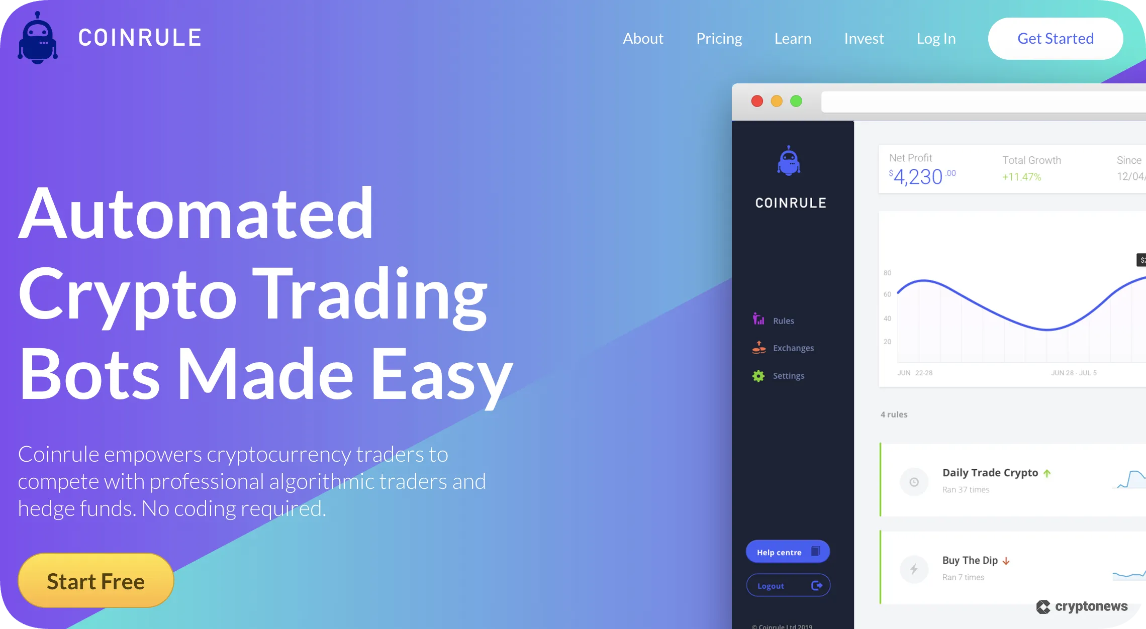 coinrule trading bot