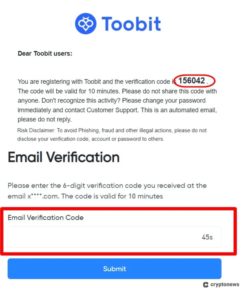 step 2 verification code