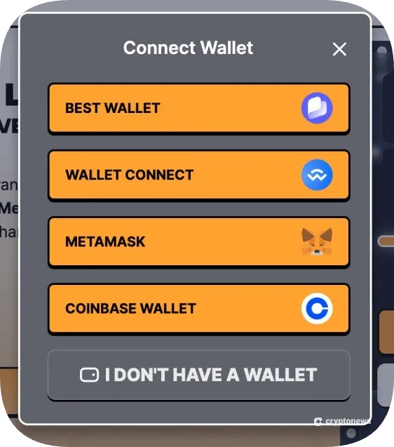 hubungkan wallet ke situr resmi presale Bitcoin Hyper