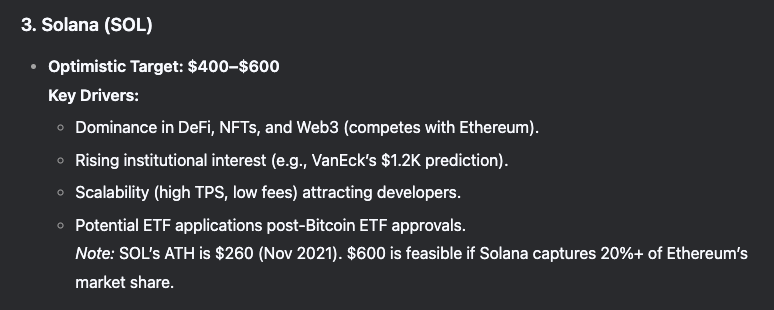 Deepseek predicts 2025 XRP prices, Dogecoin, Solana star-news.press/wp Dibsic Wood expects Solan