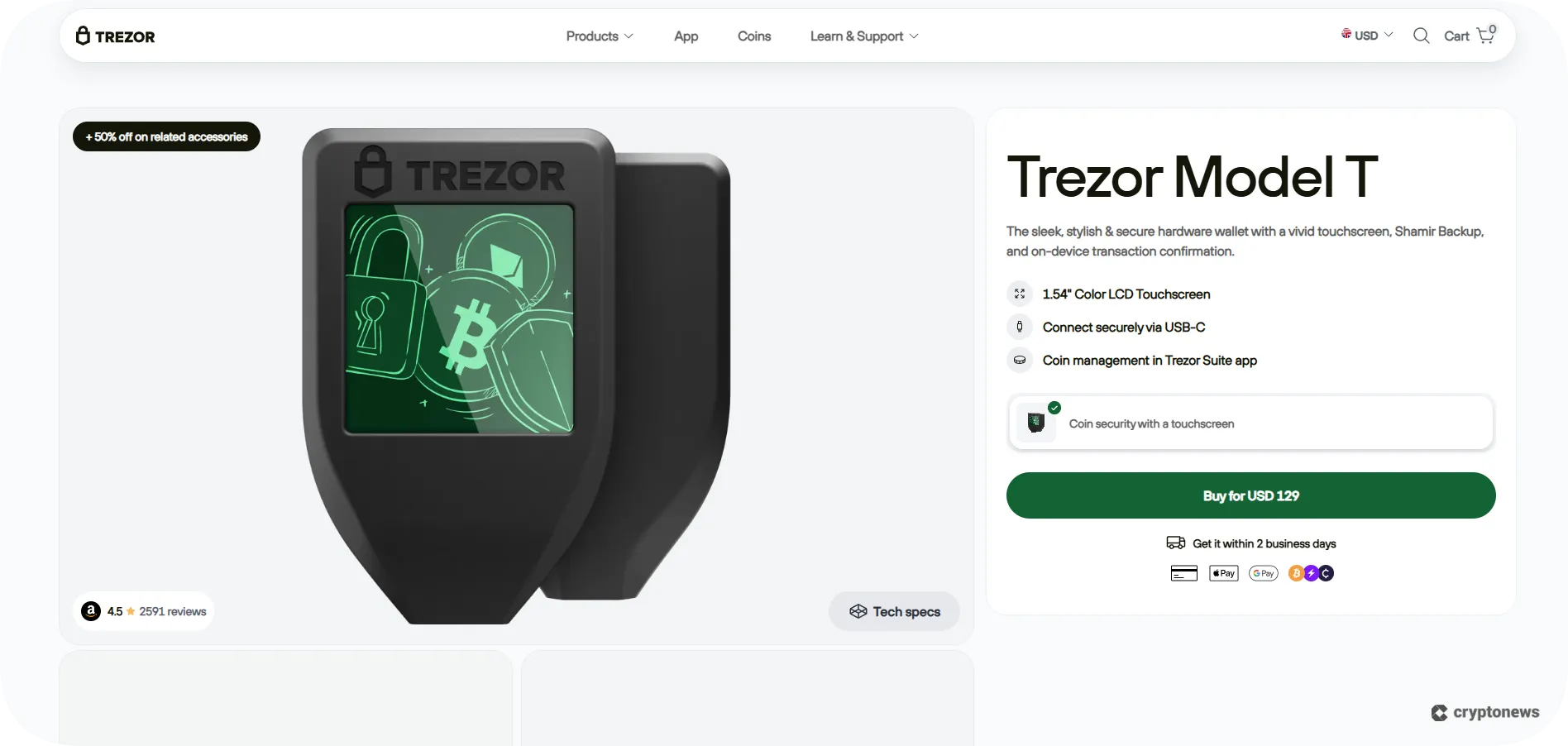 Trezor Model T