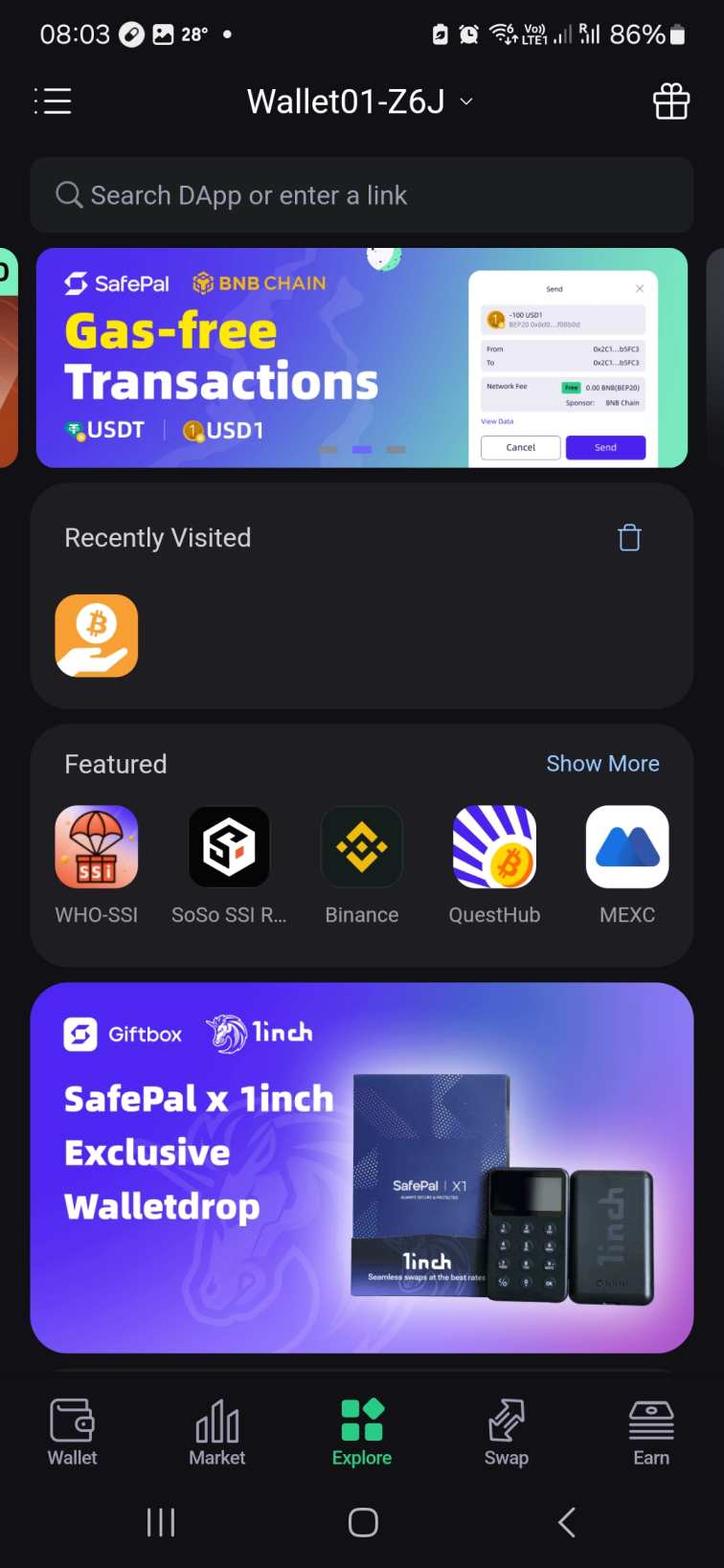 SafePal user experience