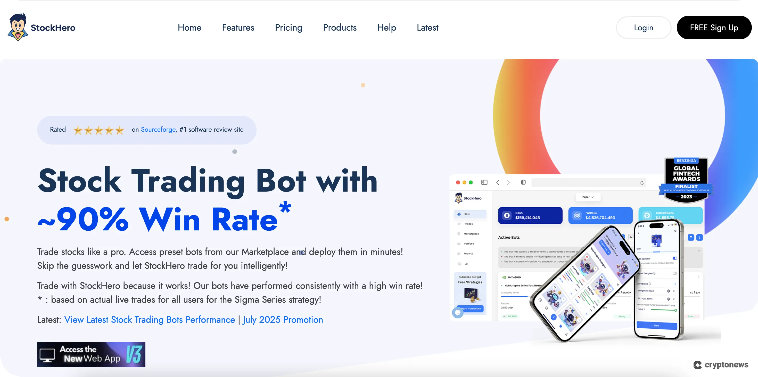 AI stock trading bot stockhero