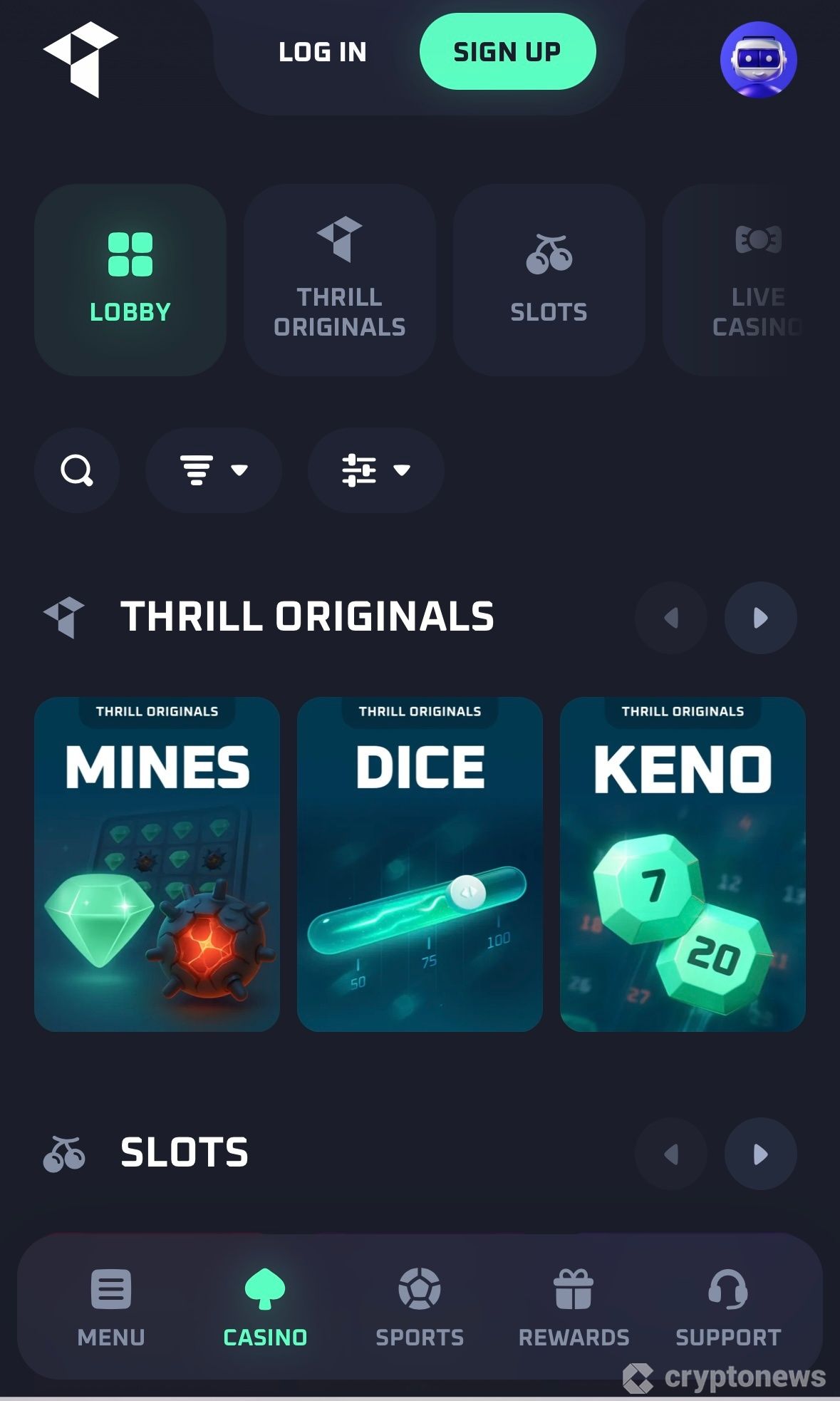 thrill casino
