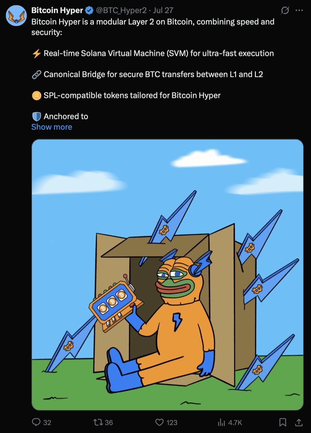Bitcoin Hyper bukan sekadar proyek baru. Teknologi yang dibangun di dalamnya merevolusi bagaimana Bitcoin bisa digunakan.

Proyek ini memperluas kapabilitas Bitcoin menjadi platform smart contract yang mampu mendukung berbagai aplikasi terdesentralisasi (dApps) seperti DeFi, game, hingga peluncuran meme coin. Semua ini dijalankan menggunakan Solana Virtual Machine (SVM), mesin eksekusi tercepat saat ini.