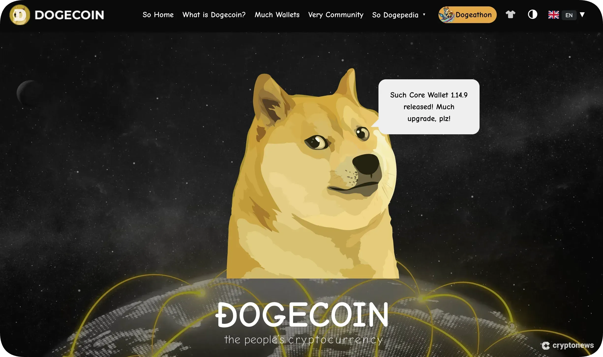 website of dogecoin