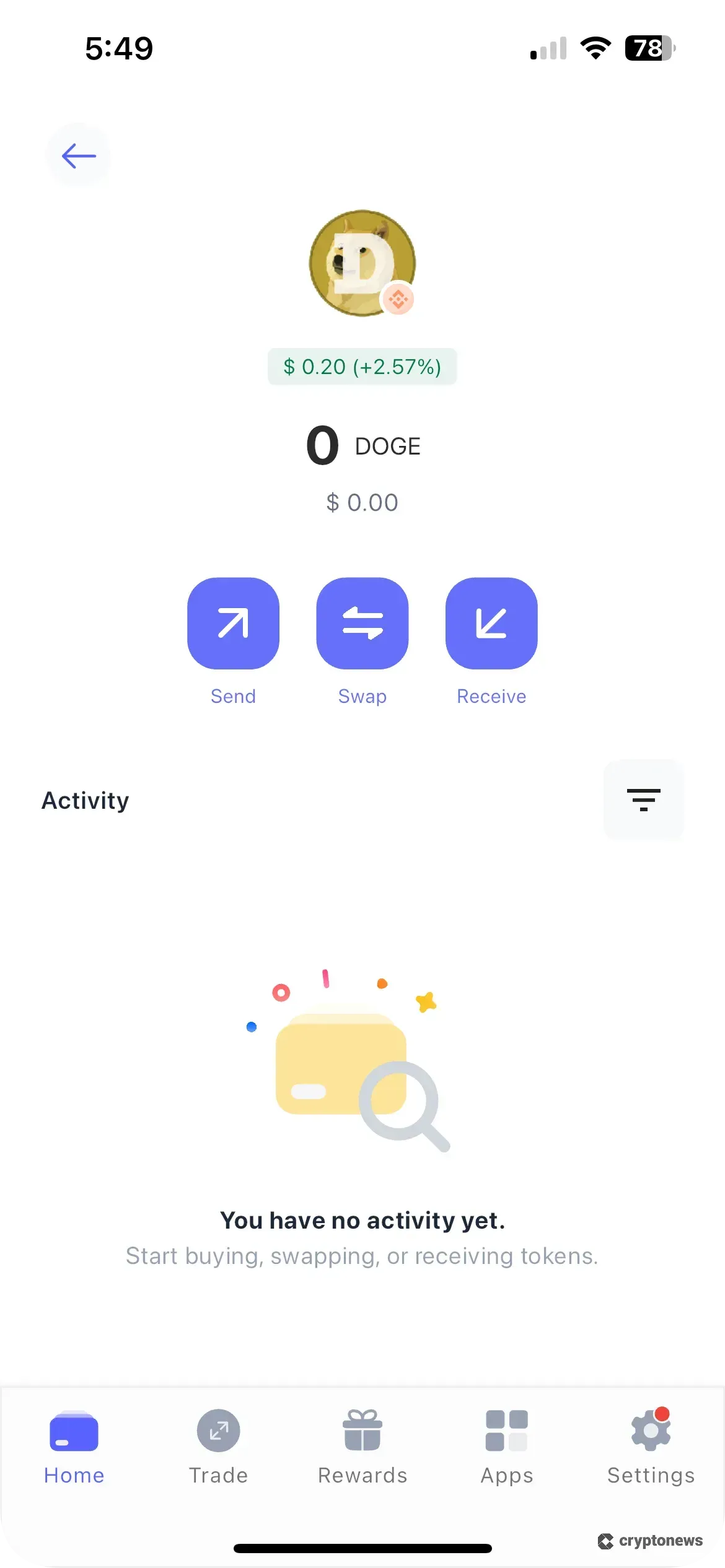 buy doge using best wallet