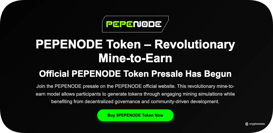 Pepenode is a new uniswap listing