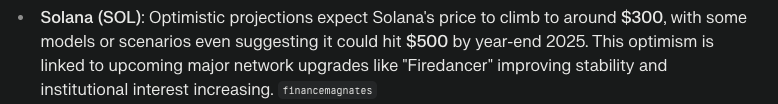 perplexity ai predicts solana