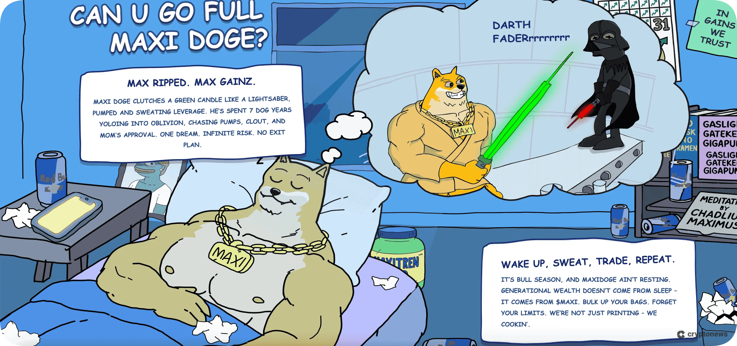 Maxi Doge is a doge-themed meme coin