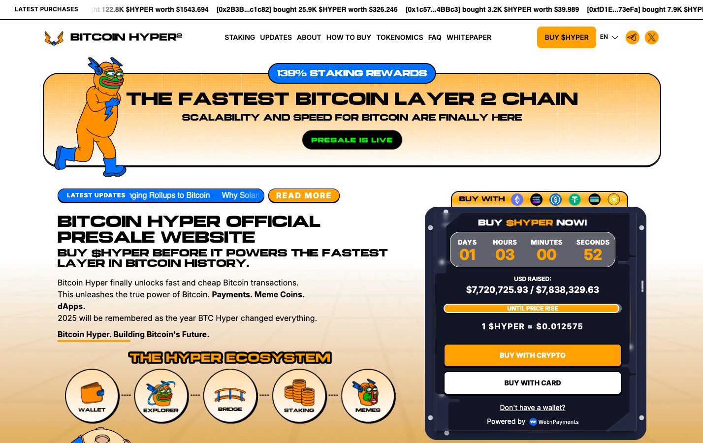 presale bitcoin hyper