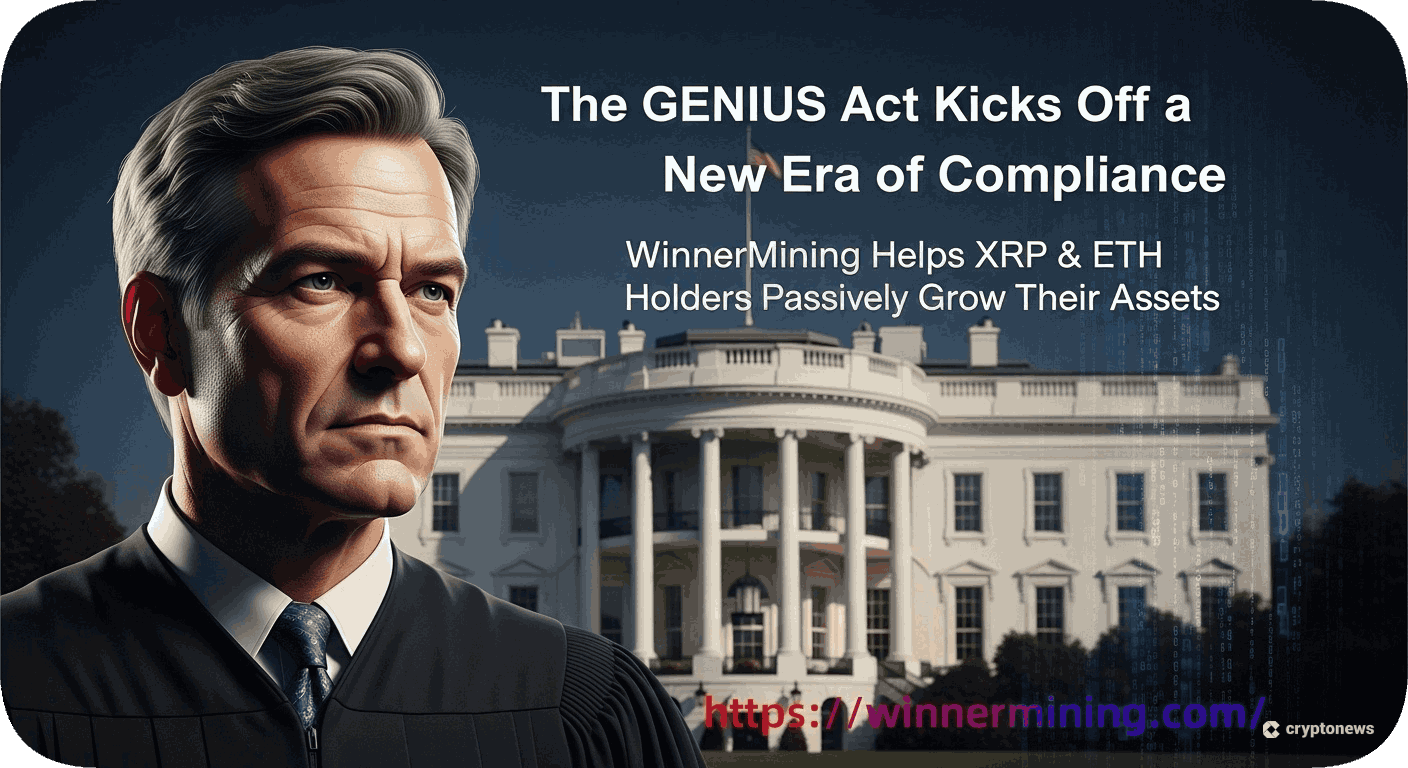 The GENIUS Act Kicks Off a New Era of Compliance – WinnerMining Helps XRP & ETH Holders Passively Grow Their Assets