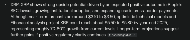 perplexity ai predicts xrp