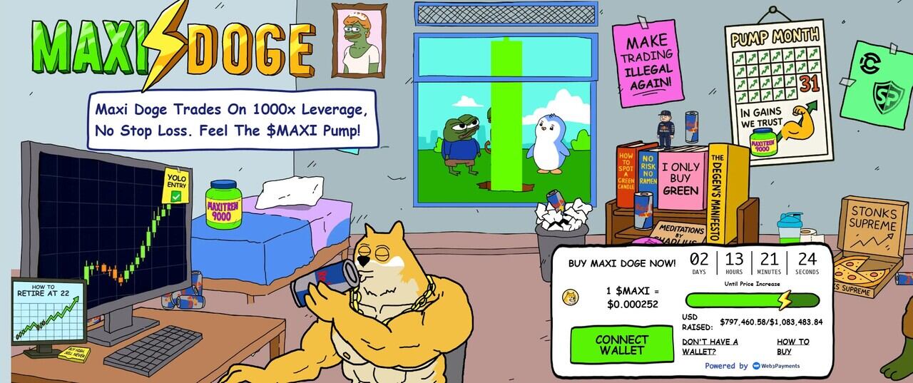 maxi doge presale site