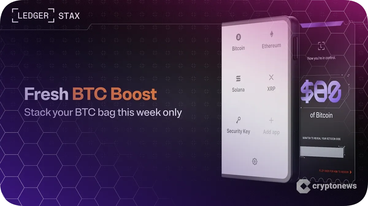 Ledger Fresh BTC Boost promo offers in Bitcoin for wallet security Ledger Fresh BTC Boost promo offers in Bitcoin for wallet security