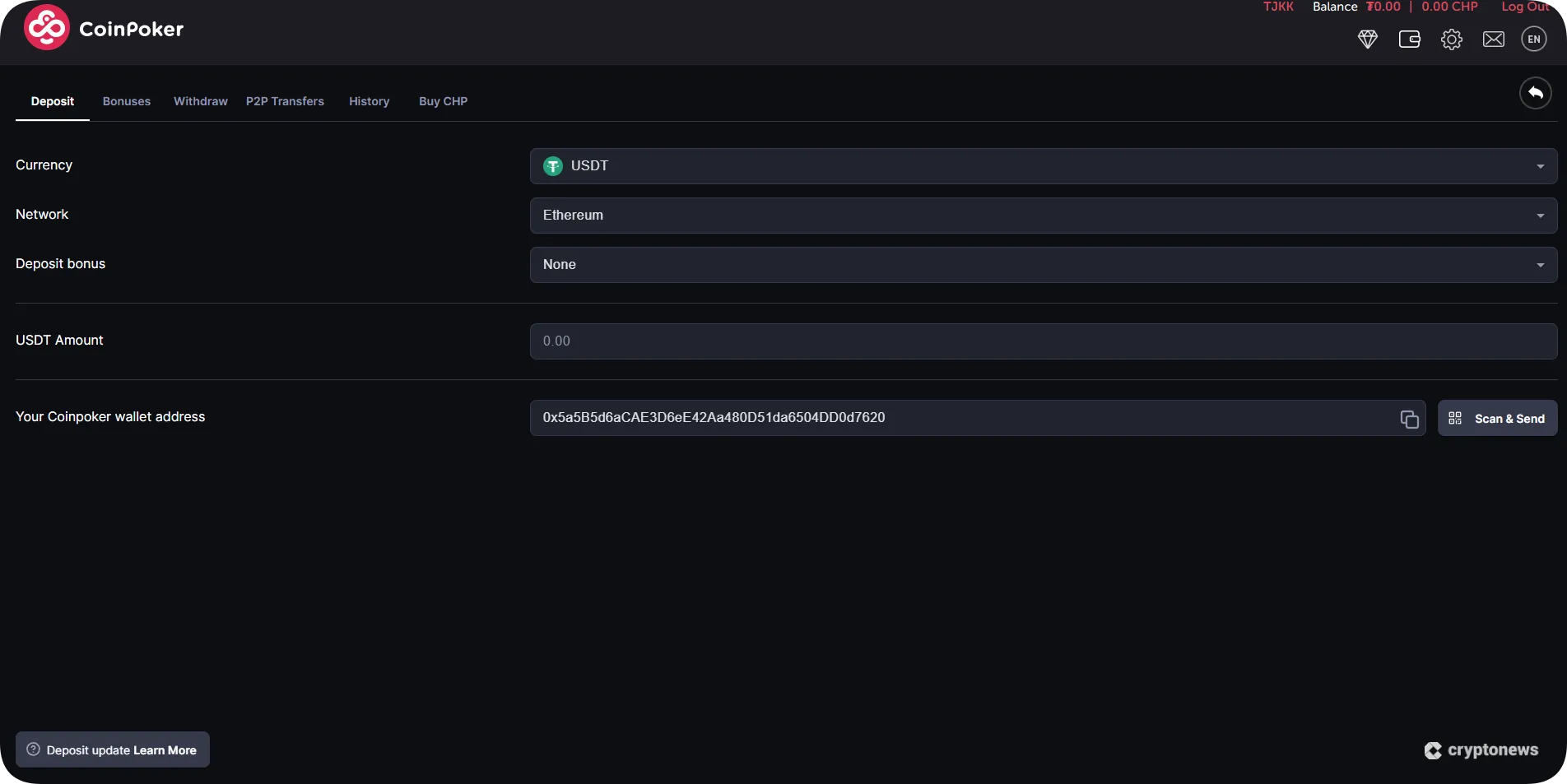 coinfutures fund your account