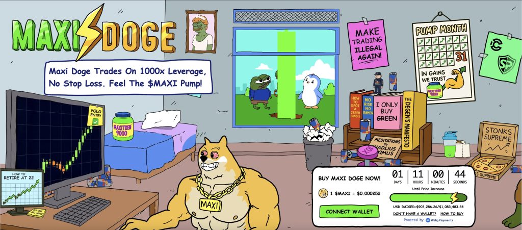 maxi doge crypto presale