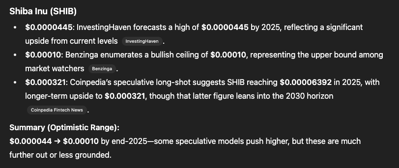 chatgpt predicts shib