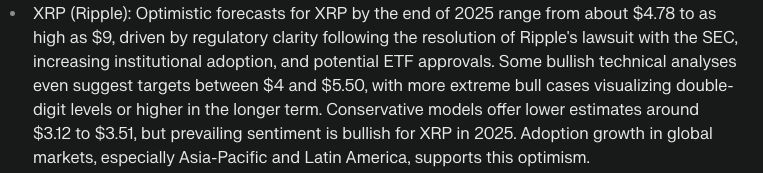 perplexity ai predicts xrp