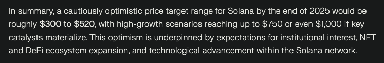 perplexity ai predicts sol