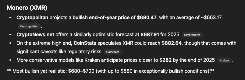 chatgpt predicts xmr