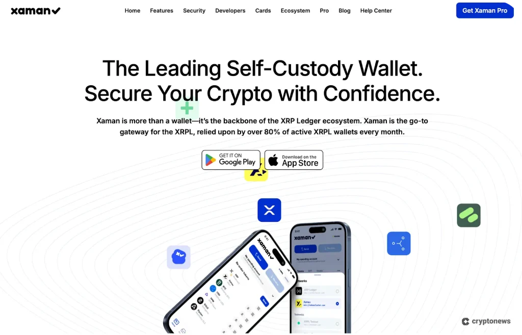 Downloading Xaman Wallet