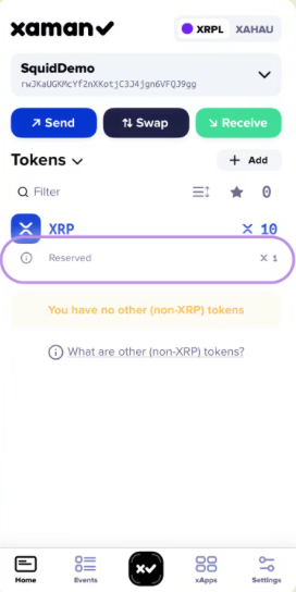 Receiving XRP 