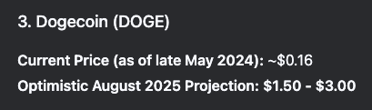 deepseek ai predicts doge