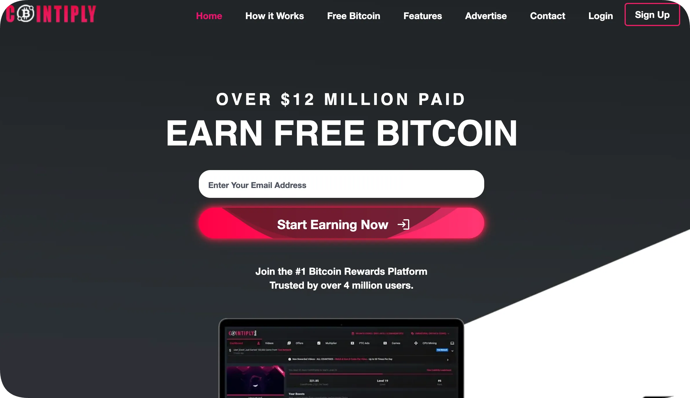 cointiply, crypto faucet to earn crypto on the go