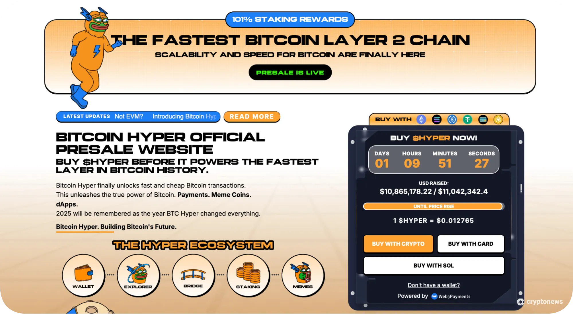 bitcoin hyper is a great alternative to cold wallet token