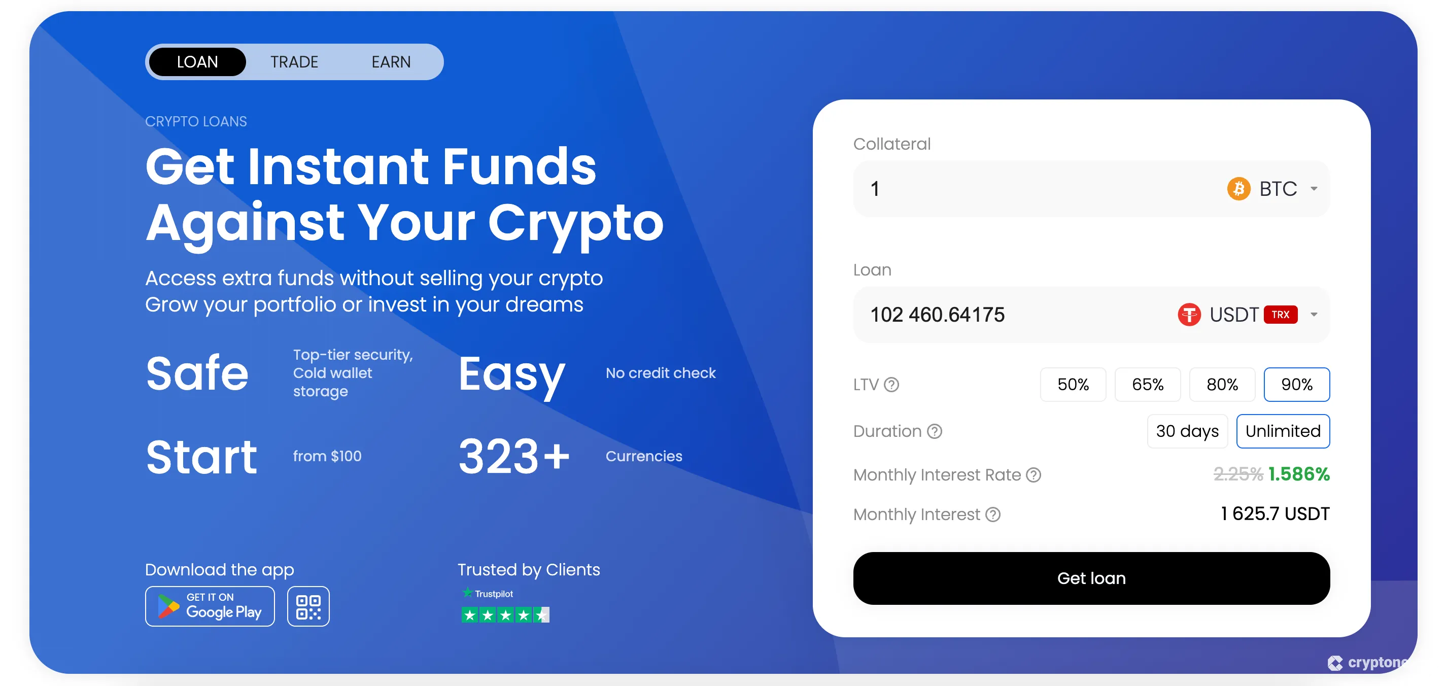 Earn Interest or Access Liquidity Using Your Crypto Assets 