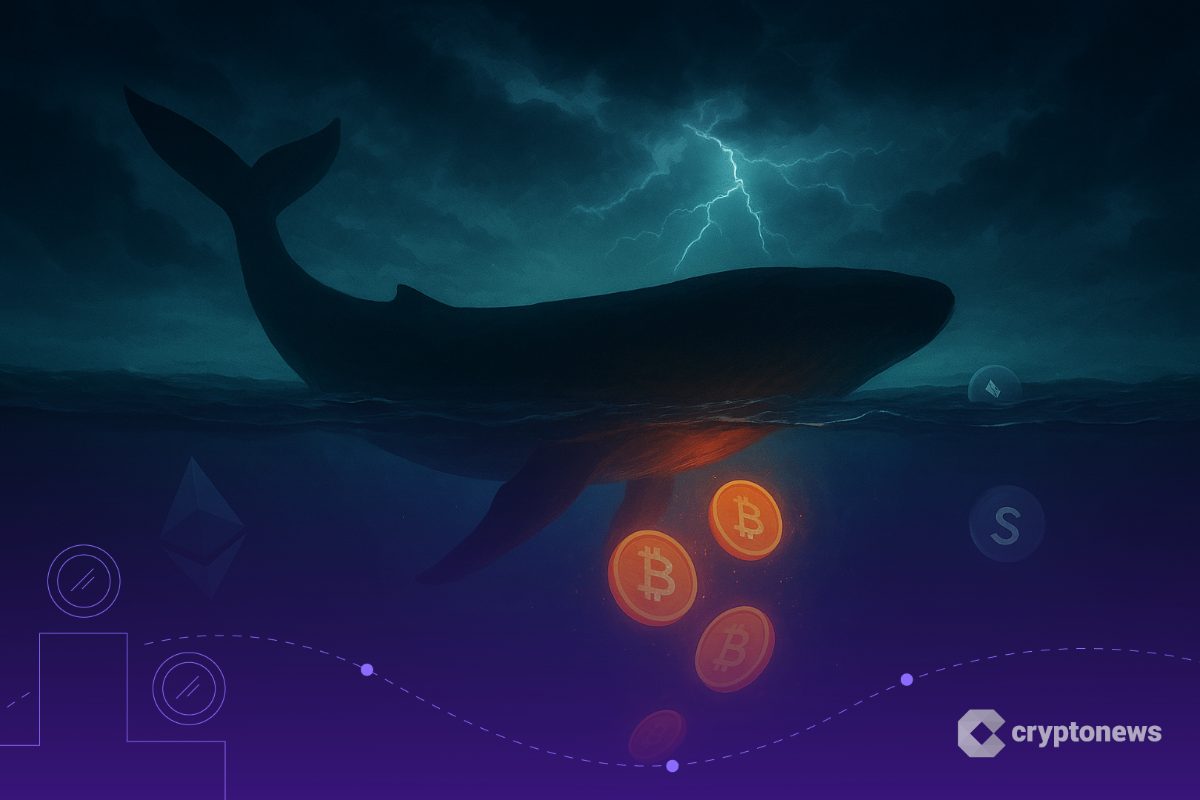 Bitcoin Whale Sells 24,000 BTC Triggering Flash Crash, Still Holds Over $17B Worth BTC