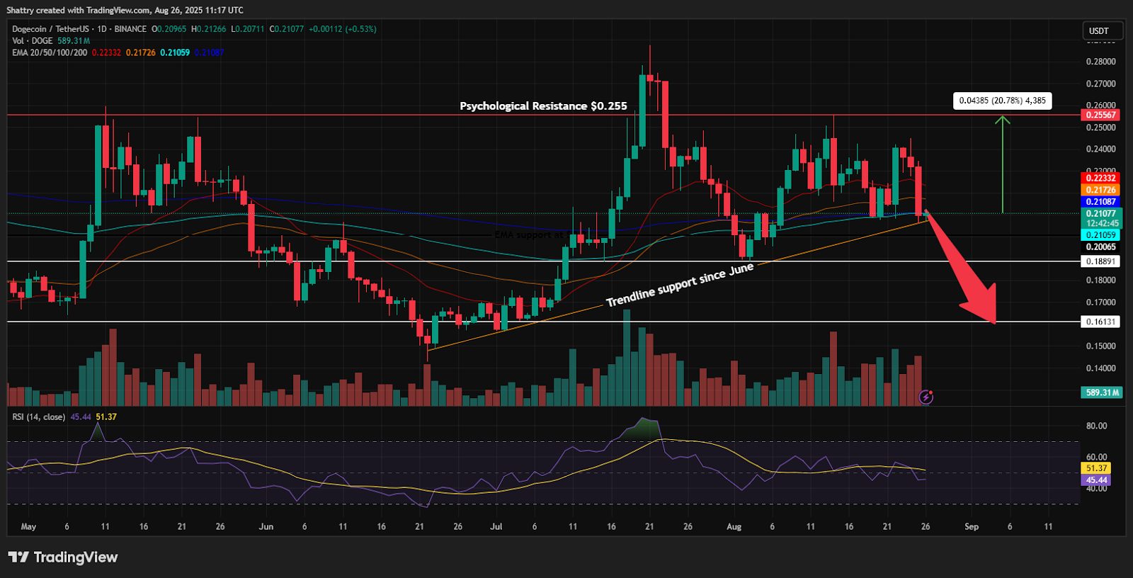 Dogecoin Price Prediction: DOGE Whales Are Quietly De-Risking – Could a  Major Sell-Off Be Just