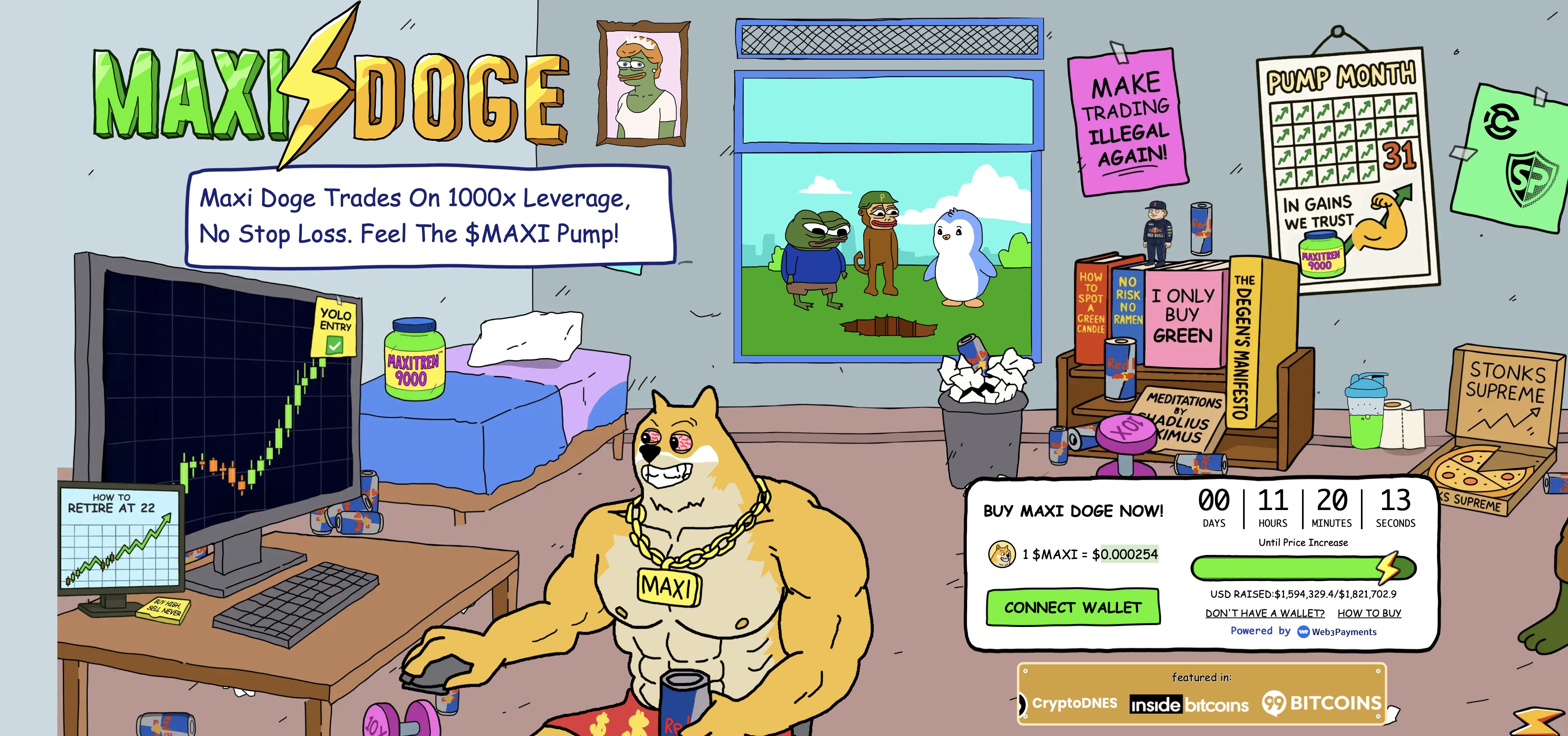 Maxi Doge website.