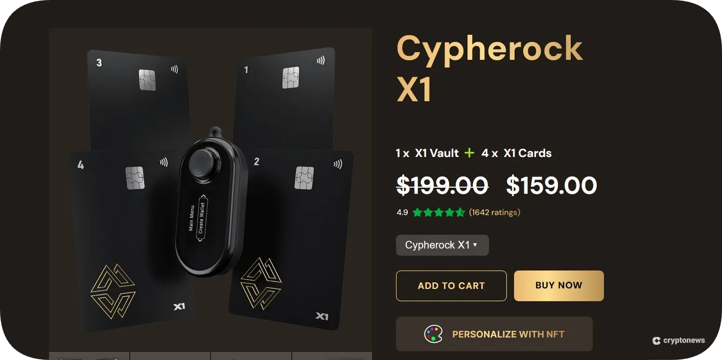 the best Web3 Crypto Wallet for Cold Storage is cypherock